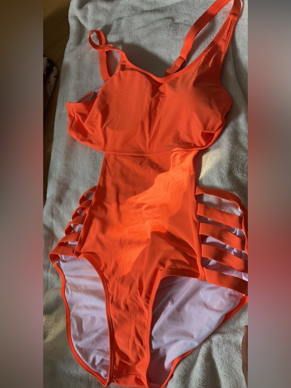 Bright Orange Women’s One-Piece Swimsuit